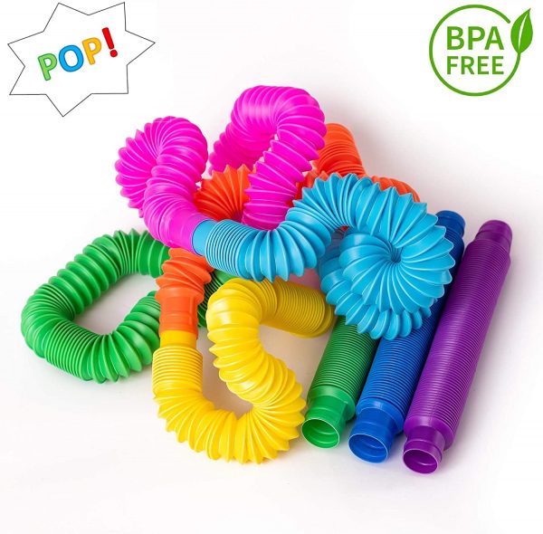 Nutty toys 8 Pk Pop Tube Sensory Toys - Image 4