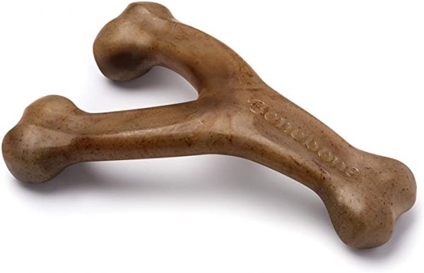 Benebone Real Bacon Durable Wishbone Dog