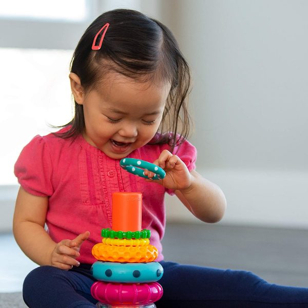 Sassy Stacks of Circles Stacking Ring STEM Learning Toy - Image 7