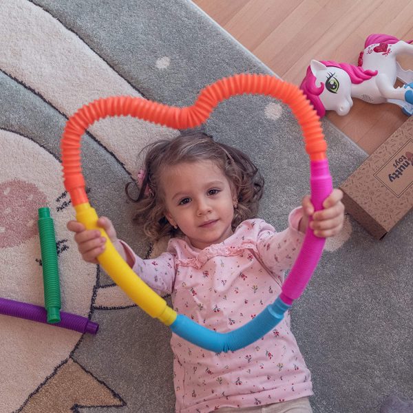 Nutty toys 8 Pk Pop Tube Sensory Toys - Image 3